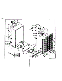 Unit Parts parts for Kenmore Freezer 106.625481 (106625481, 106 625481) from AppliancePartsPros.com