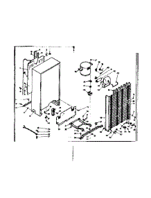Unit Parts parts for Kenmore Freezer 106.625482 (106625482, 106 625482) from AppliancePartsPros.com