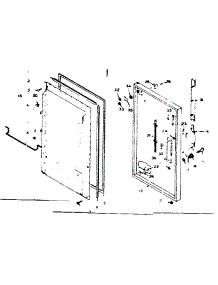Door Parts parts for Kenmore Freezer 106.625490 (106625490, 106 625490) from AppliancePartsPros.com
