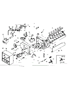 Icemaker Parts parts for Kenmore Freezer 106.625490 (106625490, 106 625490) from AppliancePartsPros.com