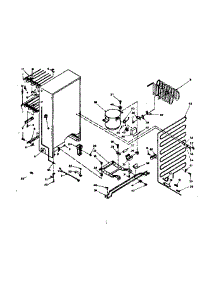 Unit Parts parts for Kenmore Freezer 106.626110 (106626110, 106 626110) from AppliancePartsPros.com