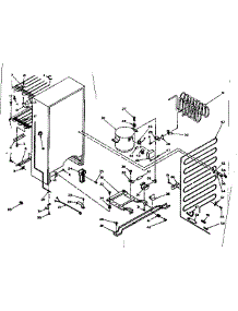 Unit Parts parts for Kenmore Freezer 106.626111 (106626111, 106 626111) from AppliancePartsPros.com