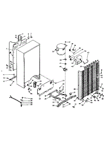 Unit Parts parts for Kenmore Freezer 106.626152 (106626152, 106 626152) from AppliancePartsPros.com