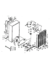 Unit Parts parts for Kenmore Freezer 106.626240 (106626240, 106 626240) from AppliancePartsPros.com