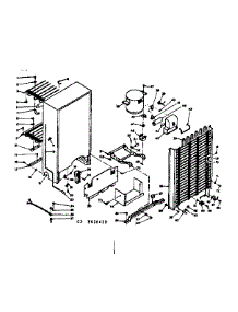 Unit Parts parts for Kenmore Freezer 106.626420 (106626420, 106 626420) from AppliancePartsPros.com