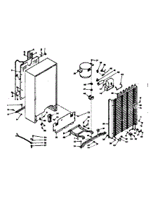 Unit Parts parts for Kenmore Freezer 106.626480 (106626480, 106 626480) from AppliancePartsPros.com