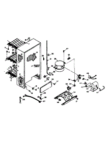 Unit Parts parts for Kenmore Freezer 106.626620 (106626620, 106 626620) from AppliancePartsPros.com