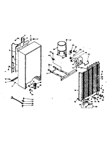 Unit Parts parts for Kenmore Freezer 106.627152 (106627152, 106 627152) from AppliancePartsPros.com