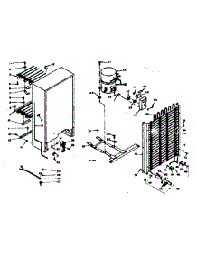 Unit Parts parts for Kenmore Freezer 106.627202 (106627202, 106 627202) from AppliancePartsPros.com
