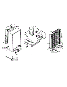 Unit Parts parts for Kenmore Freezer 106.627252 (106627252, 106 627252) from AppliancePartsPros.com