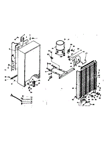 Unit parts for Kenmore Freezer 106.627272 (106627272, 106 627272) from AppliancePartsPros.com