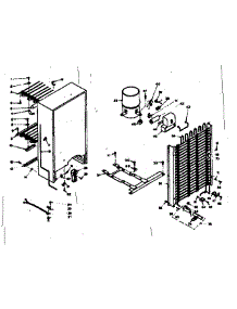 Unit Parts parts for Kenmore Freezer 106.627402 (106627402, 106 627402) from AppliancePartsPros.com