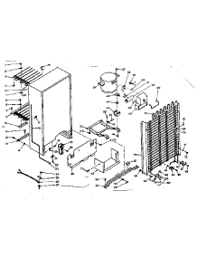 Unit Parts parts for Kenmore Freezer 106.627421 (106627421, 106 627421) from AppliancePartsPros.com