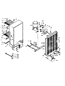 Unit Parts parts for Kenmore Freezer 106.627422 (106627422, 106 627422) from AppliancePartsPros.com