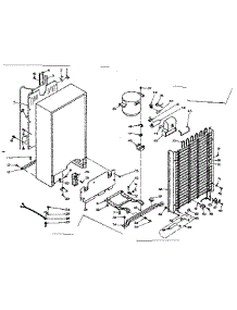 Unit Parts parts for Kenmore Freezer 106.627453 (106627453, 106 627453) from AppliancePartsPros.com