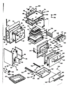 Body Section parts for Kenmore Range 103.9147361 (1039147361, 103 9147361) from AppliancePartsPros.com