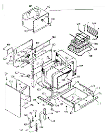 Body Section parts for Kenmore Range 103.9177100 (1039177100, 103 9177100) from AppliancePartsPros.com