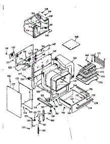 Body Section parts for Kenmore Range 103.9177243 (1039177243, 103 9177243) from AppliancePartsPros.com
