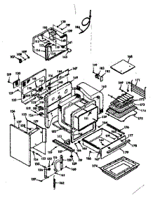 Body Section parts for Kenmore Range 103.9187212 (1039187212, 103 9187212) from AppliancePartsPros.com