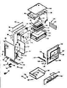 Body Section parts for Kenmore Range 103.9257321 (1039257321, 103 9257321) from AppliancePartsPros.com