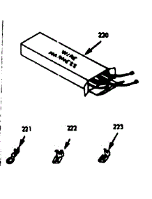Wire Harnesses & Components parts for Kenmore Range 103.9257361 (1039257361, 103 9257361) from AppliancePartsPros.com