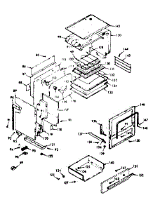 Body Section parts for Kenmore Range 103.9257362 (1039257362, 103 9257362) from AppliancePartsPros.com