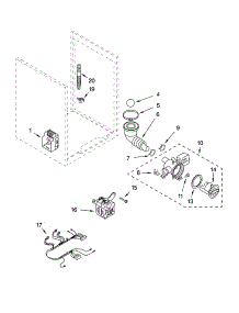 Pump And Motor Parts, Optional Parts (Not Included) parts for Kenmore Washer 110.45986404 (11045986404, 110 45986404) from AppliancePartsPros.com
