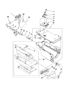 Dispenser Parts parts for Kenmore Washer 110.46747801 (11046747801, 110 46747801) from AppliancePartsPros.com