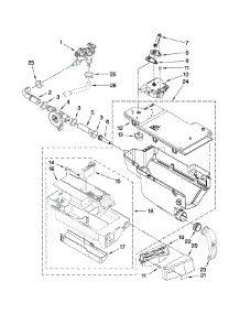 Dispenser Parts parts for Kenmore Washer 110.46752702 (11046752702, 110 46752702) from AppliancePartsPros.com