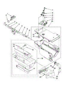 Dispenser Parts parts for Kenmore Washer 110.47088601 (11047088601, 110 47088601) from AppliancePartsPros.com