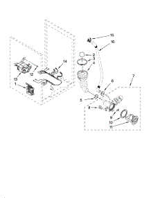 Pump And Motor Parts, Optional Parts (Not Included) parts for Kenmore Washer 110.47091601 (11047091601, 110 47091601) from AppliancePartsPros.com