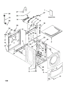 Top And Cabinet Parts parts for Kenmore Washer 110.47531700 (11047531700, 110 47531700) from AppliancePartsPros.com