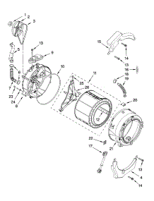 Tub And Basket Parts, Optional Parts (Not Included) parts for Kenmore Washer 110.47532604 (11047532604, 110 47532604) from AppliancePartsPros.com