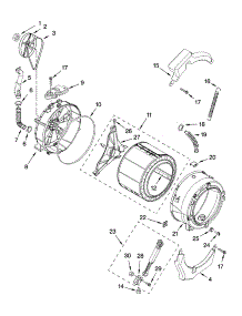 Tub And Basket Parts, Optional Parts (Not Included) parts for Kenmore Washer 110.47542602 (11047542602, 110 47542602) from AppliancePartsPros.com