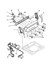 Control Panel parts for Kenmore Washer 110.20982991 (11020982991, 110 20982991) from AppliancePartsPros.com