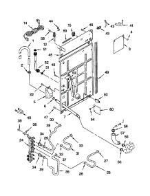 Rear Panel parts for Kenmore Washer 110.20982992 (11020982992, 110 20982992) from AppliancePartsPros.com