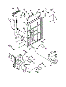 Rear Panel parts for Kenmore Washer 110.20997990 (11020997990, 110 20997990) from AppliancePartsPros.com