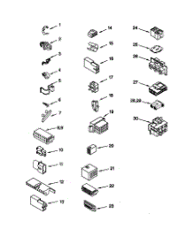 Wiring Harness parts for Kenmore Washer 110.20997990 (11020997990, 110 20997990) from AppliancePartsPros.com