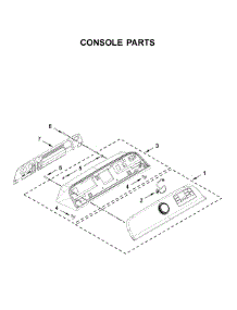 Console Parts parts for Kenmore Washer 110.21112020 (11021112020, 110 21112020) from AppliancePartsPros.com