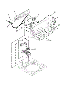 Controls And Water Inlet Parts parts for Kenmore Washer 110.21182013 (11021182013, 110 21182013) from AppliancePartsPros.com