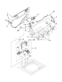 Controls And Water Inlet Parts parts for Kenmore Washer 110.21202011 (11021202011, 110 21202011) from AppliancePartsPros.com