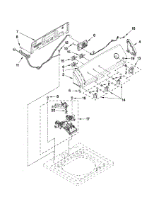 Controls And Water Inlet Parts parts for Kenmore Washer 110.21252112 (11021252112, 110 21252112) from AppliancePartsPros.com
