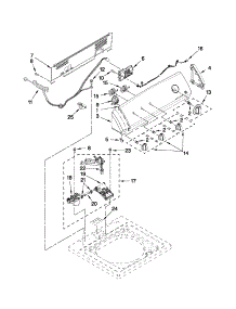 Controls And Water Inlet Parts parts for Kenmore Washer 110.21292011 (11021292011, 110 21292011) from AppliancePartsPros.com