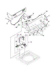 Controls And Water Inlet Parts parts for Kenmore Washer 110.21352110 (11021352110, 110 21352110) from AppliancePartsPros.com