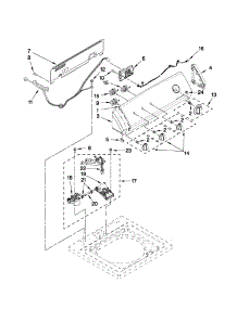 Controls And Water Inlet Parts parts for Kenmore Washer 110.21352111 (11021352111, 110 21352111) from AppliancePartsPros.com
