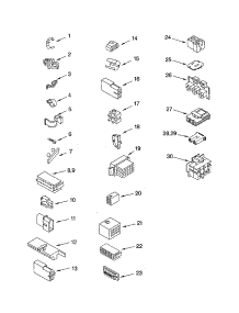 Wiring Harness parts for Kenmore Washer 110.22854101 (11022854101, 110 22854101) from AppliancePartsPros.com