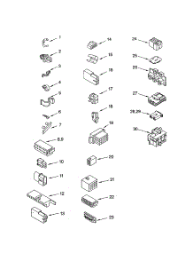Wiring Harness parts for Kenmore Washer 110.22854102 (11022854102, 110 22854102) from AppliancePartsPros.com