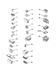 Wiring Harness parts for Kenmore Washer 110.22882100 (11022882100, 110 22882100) from AppliancePartsPros.com