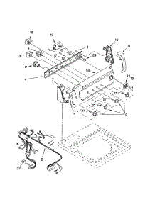 Control Panel parts for Kenmore Washer 110.22894102 (11022894102, 110 22894102) from AppliancePartsPros.com