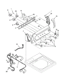 Control Panel parts for Kenmore Washer 110.22924101 (11022924101, 110 22924101) from AppliancePartsPros.com